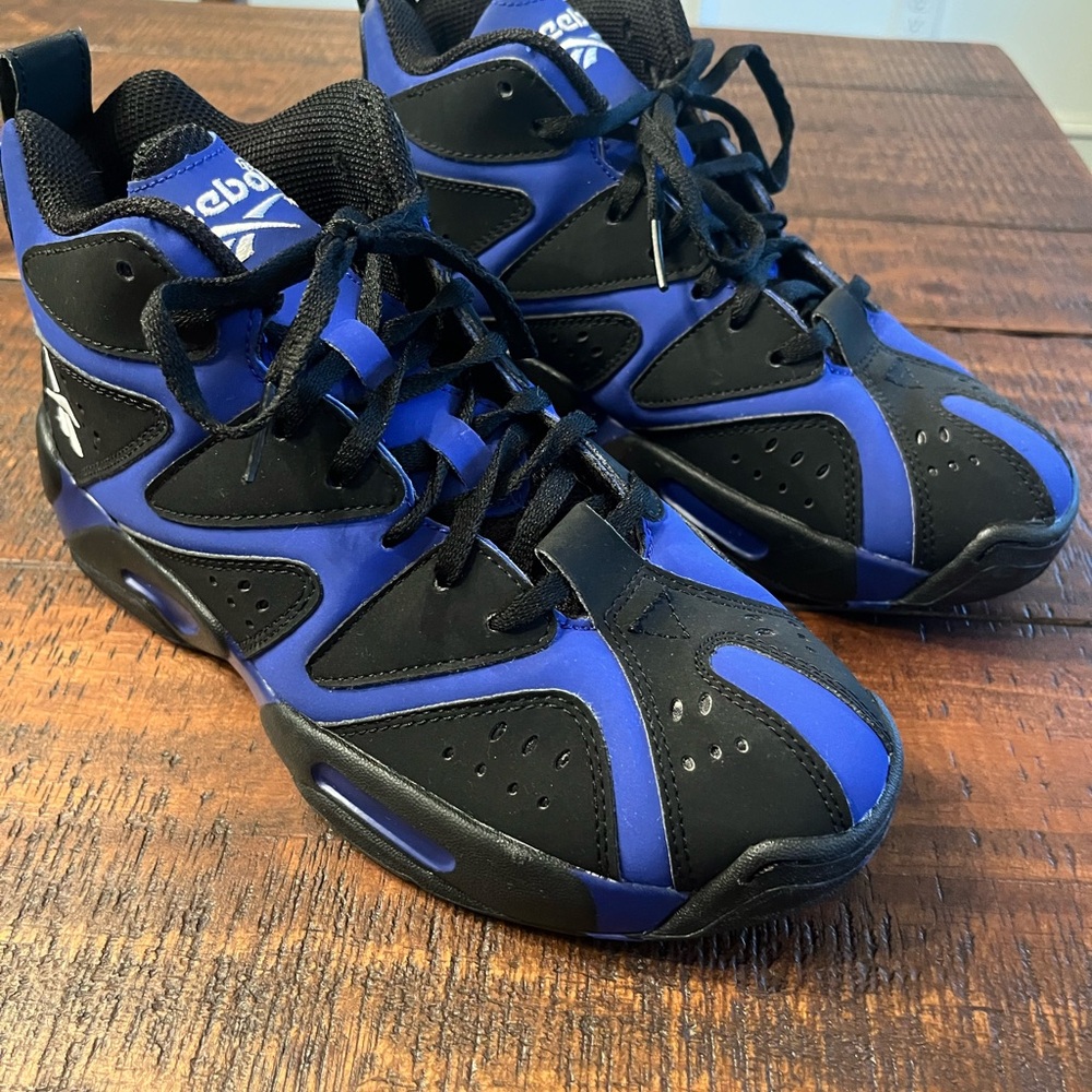 2014 Reebok Kamikaze 1 Mid‎ “Blue Print” Shoes Shawn Kemp Size 4.5